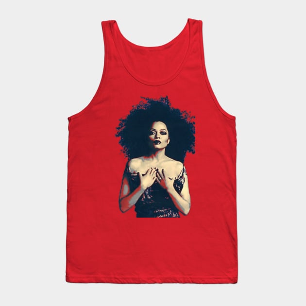 Retro diana ross dance Tank Top by MasterMind_Designer